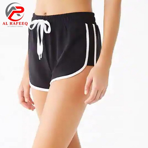 Shorts Deportivos Transpirables de Spandex y Poliéster para Mujer, Cintura Alta, Tejido de Punto, Ajuste Regular, para Gimnasio, Entrenamiento, Yoga, Correr - Product Image 4