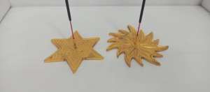 Golden Leaf Design Aluminum <b>Incense</b> <b>Holder</b> Aromatic <b>Stick</b> Stand <b>for</b> Home and Office At Cheap Price - Product Image 6