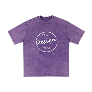 T-shirt Homme 100% Coton Délavé à l'Acide Coupe Oversize Décontractée Manches Courtes Tissu Éponge Longue Motif Uni Confortable – Meilleure Vente - Product Image 6