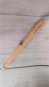 Stylish Handmade Bamboo Wooden <b>Folding</b> <b>Fans</b>, Ethnic Design Perfect for Cultural Gifts with Smooth Open-Close Mechanism - Product Image 4