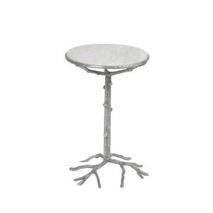 Article de meuble décoratif fait maison Table de chevet de finition en incrustation d'os personnalisée Table d'angle de designer gravée à la main - Product Image 2