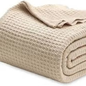 Top vente 100% coton biologique gaufré armure couvertures Twin Queen King tailles directe usine en gros de l'inde par harshit inter - Product Image 1