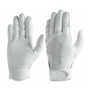 Gants de frappe de baseball de qualité supérieure en gros, cuir durable, support de poignet respirant, fermeture à pression, entraînement confortable - Product Image 3