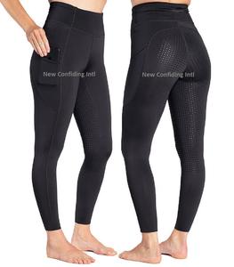Ropa ecuestre Premium Leggings de caballo exclusivos Pantalones de montar con estilo Medias de equitación personalizadas con bolsillos para teléfono - Product Image 2