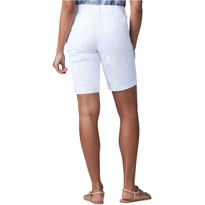 Shorts amples pour femmes en cuir baggy à jambe large de couleur unie à taille haute à la mode - Product Image 2