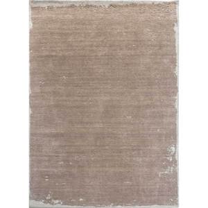 พรม Urban Pause สีเบจและสีน้ำตาล ทำด้วยมือจากขนแกะอัฟกันและไหมไผ่ รูปทรงสี่เหลี่ยมผืนผ้าขนาดใหญ่ สีพื้น รุ่น AKWB-316 สำหรับใช้ในบ้าน - Product Image 1