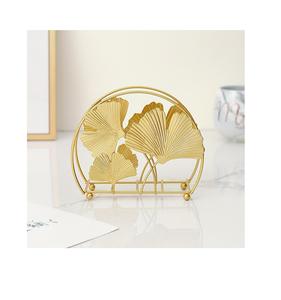 Porte-papier de soie décoratif de haute qualité fabriqué à la main en acier inoxydable porte-papier de soie support porte-serviettes pour manger - Product Image 2