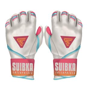 Guantes de bateo de béisbol para jóvenes con nuevo diseño de tela transpirable de Palma de cuero suave para sesiones de entrenamiento tallas juveniles disponibles - Product Image 6