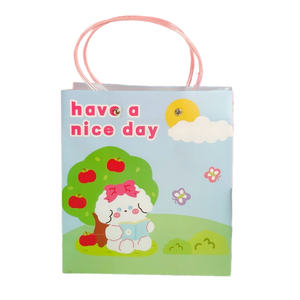 Bolsas de regalo de papel impresas con dibujos animados coloridos con ASAS-Embalaje ecológico y reutilizable para niños y fiestas (estilo 01) - Product Image 2