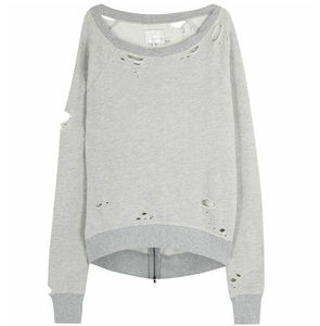 Nouvelle vente chaude personnalisé détresse grande taille hommes sweats goutte épaule respirant en détresse hommes élégant sweats - Product Image 5