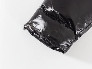 Chaquetas acolchadas de algodón para mujer 2025, chaqueta acolchada de manga larga con grosor brillante, ropa informal sólida para Otoño e Invierno, chaquetas acolchadas para mujer - Product Image 4