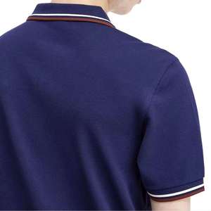 Chất Lượng Tốt Nhất Thoải Mái Nhanh Chóng Khô Polo T-Shirts Thiết Kế Mới Ngắn Tay Áo Mô Hình Rắn Trực Tuyến Bán Đồng Bằng Nhuộm Kỹ Thuật - Product Image 5