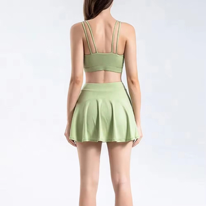 Jupe de tennis pour femmes avec short intégré Jupe légère et respirante pour la pratique quotidienne des activités de plein air et des vêtements de sport - Product Image 4