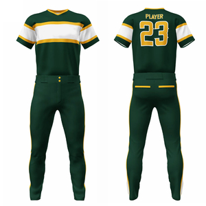 Nouveaux vêtements de sport unisexes de baseball et de softball pour adultes uniformes confortables à séchage rapide avec maillot et pantalon respirants en polyester - Product Image 5