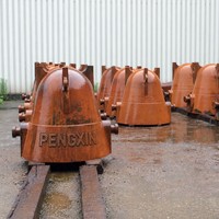 Pengxin Cucharón para Escoria de Hierro Dúctil Resistente a Altas Temperaturas con Superficie Pintada, Especificaciones Personalizadas OEM para Plantas Siderúrgicas