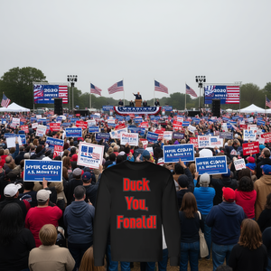 Camiseta de manga larga Duck You Fonald con estampado político, ropa electoral 2020 - Product Image 3