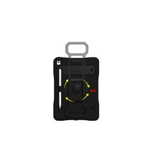 Étui de protection en silicone Netzy 2021 pour iPad 10.2 (9e génération) avec emplacement pour stylet, support pratique pour stylet, noir - Product Image 3