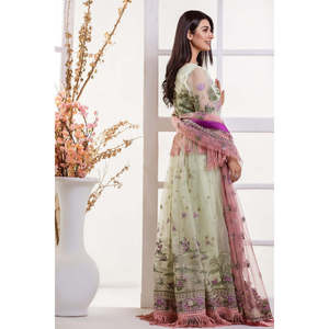 Costume en Chiffon Brodé de Luxe Mahrukh - 7B - Product Image 3