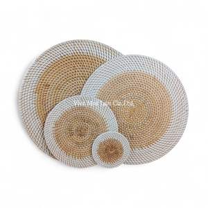 Eco Friendly Vietnamese Handmade Rattan <b>Placemat</b> For <b>Dining</b> <b>Table</b> Styling With Natural And Sustainable Material - Product Image 1