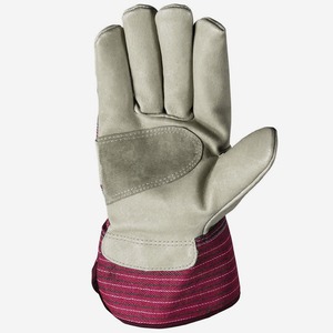 Gants de travail en cuir de vache fendu Fabricant canadien de gants de protection des mains de soudage Gants de construction Sécurité des mains Hommes - Product Image 1