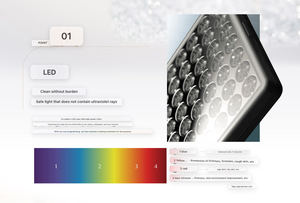 Soins de la peau japonais haute luminosité Soins du visage Équipement de soins de beauté pour la peau Visage Corps Dos Pieds Soins des mains Prise américaine Type de bureau - Product Image 3