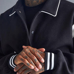 Chaqueta Varsity Clásica Vintage de Estilo Informal para Hombre, Chaqueta Bomber de Béisbol, Nueva en Existencia, Superventas - Product Image 6