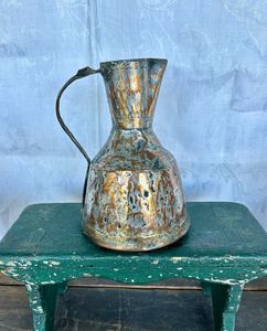 Florero de hierro artístico contemporáneo con hermoso para interiores de casas con estilo y exhibiciones de arreglos florales modernos - Product Image 4