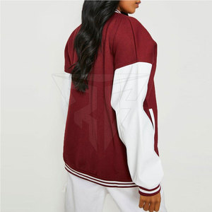Veste Letterman sur mesure pour femme, col montant, design tricoté imperméable de haute qualité, pour l'automne et l'hiver, séchage rapide, respirante - Product Image 6