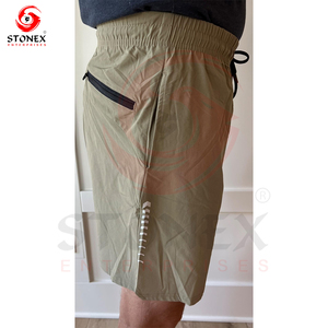 2025 New Design Oem Men Casual Shorts High Waist <b>Drawstring</b> Polyester And Spandex Plus Size Sport Shorts - Product Image 6