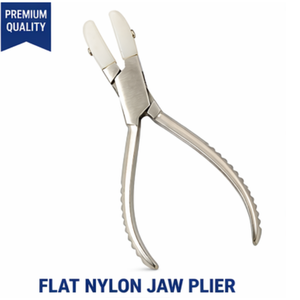 Professional Flat Nylon Jaw Plier Scratch Free Jewelry Tool <b>Wire</b> Work Craft Pliers Ergonomic Grip <b>Soft</b> Jaw Tool - Product Image 3
