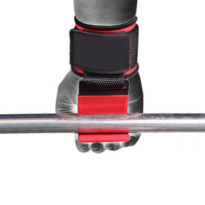 ตะขอเกี่ยวยกน้ำหนัก ตะขอพาวเวอร์ลิฟติ้ง ตะขอยกน้ำหนักแบบหนา ไนลอนพร้อมตะขอเหล็ก อุปกรณ์ออกกำลังกายและฟิตเนส - Product Image 5