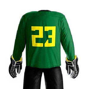 Uniformes de Hockey sobre Hielo para Hombre con Diseño Personalizado Más Popular, Tallas Grandes para Adultos, 100% Poliéster, Transpirable, de Secado Rápido, Personalizado - Product Image 6