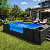 Piscina Portátil Fácil de Instalar para Jardín o Patio Trasero, Piscina Familiar para Adultos con Bomba de Filtro