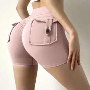 Shorts Deportivos Transpirables para Mujer, Shorts de Gimnasio de Secado Rápido, Ropa Deportiva, Shorts de Yoga para Entrenamiento Físico - Product Image 2