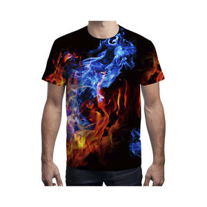 Dernier modèle Design de haute qualité T-shirt mode imprimé par sublimation complète T-shirts avec impression personnalisée pour hommes - Product Image 6