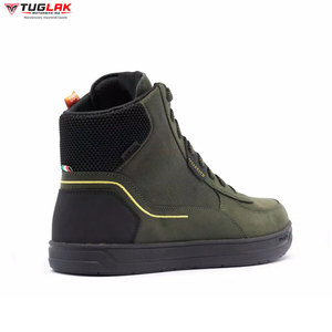 Zapatos de Motocicleta para Hombre, Zapatillas Protectoras para Conducir en la Calle, con Almohadillas de Cambio Adicionales y Soporte para el Tobillo. - Product Image 3