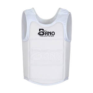 Gran oferta, protector de pecho de boxeo con logotipo personalizado, protectores de cuero de tamaño ajustable hechos a mano en Pakistán - Product Image 1