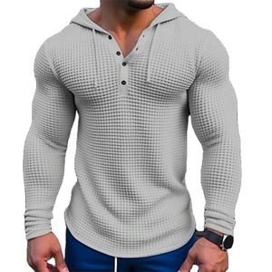 Sudadera con Capucha para Hombre, 100% Algodón, Corte Regular, Manga Larga, Cómoda, Ropa Deportiva para Exteriores - Product Image 5