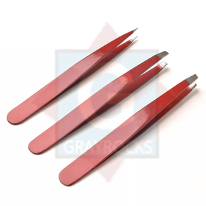 Pince à épiler greffée de précision Instruments de beauté en acier inoxydable Ensemble de pinces à sourcils - Product Image 1