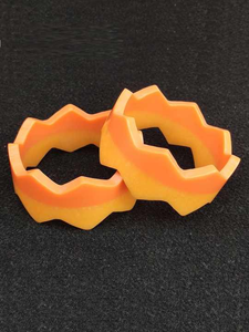 Bracelet de mode vintage pour femmes de haute qualité lisse grand design rond en résine dernier style tendance - Product Image 2