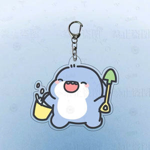 พวงกุญแจอะนิเมะอะคริลิครูปฉลามน่ารักพวงกุญแจอเนกประสงค์สำหรับกระเป๋านักเรียนตามสั่ง - Product Image 6