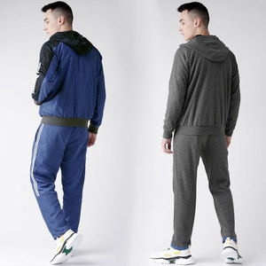 Conjunto de Jogger con capucha transpirable personalizado OEM para hombre, marca de marca privada, Impresión de logotipo, ropa de entrenamiento deportivo, diseño para invierno - Product Image 2