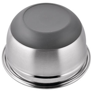 Bol allemand antidérapant de qualité supérieure avec couvercle en plastique blanc en acier inoxydable - Product Image 2