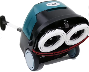 High Performance Ultra Lightweight Portable Dual Brush <b>Floor</b> Scrubber Dryer Cordless Rechargeable Hard <b>Floor</b> <b>Cleaning</b> <b>Machine</b> - Product Image 4