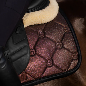 Almohadilla de sillín inglesa de algodón acolchado, forro transpirable suave, duradero y cómodo para caballos, que ofrece soporte de estabilidad - Product Image 2