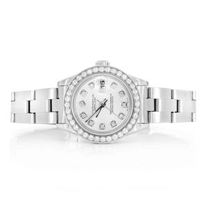 Reloj de Lujo con Movimiento de Cuarzo, Adornado con Diamantes Moissanite y Esfera de Cristal - Product Image 1