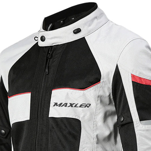 Vêtements de sport pour hommes approuvés CE niveau 2, veste légère respirante imperméable avec aérations, coupe-vent, grande taille, veste de moto - Product Image 4