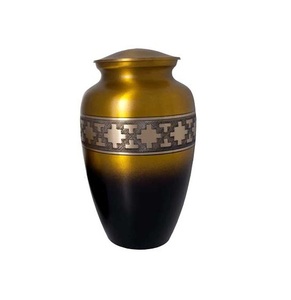 Urna de cremación para adultos de latón, Perla Rosa niquelada con grabado Floral, urna funeraria de recuerdo para cenizas conmemorativas - Product Image 5