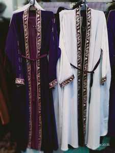 Vêtements islamiques amples et élégants sur mesure en gros, abaya unie pour femmes, respirante, légère, traditionnelle musulmane - Product Image 4