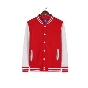 OEM Blouson bombardier de baseball universitaire de haute qualité personnalisé pour hommes taille plus design avec lettre et broderie sur toile - Product Image 2